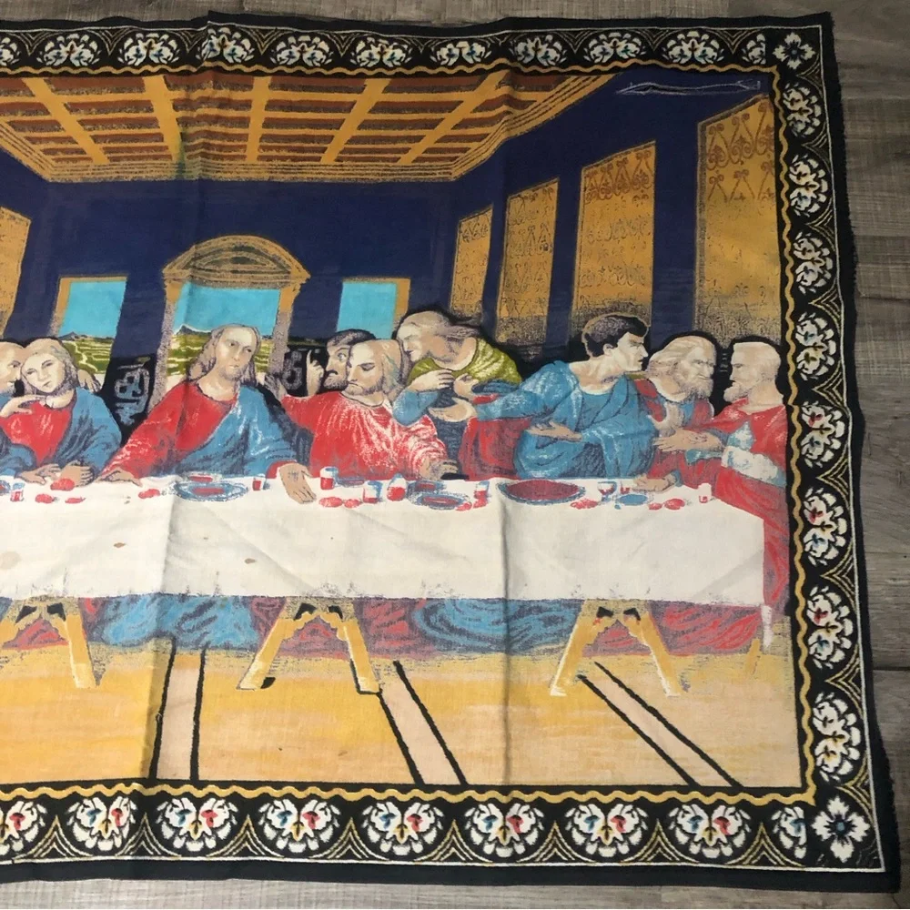 The Last Supper vintage tapestry